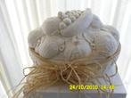 Decoratieve stenen fruitmand te koop., Ophalen, Mand, Zo goed als nieuw, Ovaal