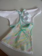 Jurkje,vestje en slofjes past de baby pop van43cm 20%korting, Ophalen of Verzenden, Nieuw, Babypop