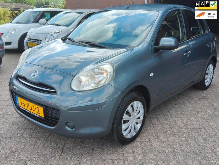 Nissan Micra 1.2 Acenta 5 DEURS, AIRCO, APK, PDC!, Auto's, Nissan, Te koop, Micra, ABS, Airbags, Airconditioning, Boordcomputer