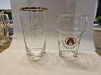 2 vintage Stella artois glazen., Ophalen of Verzenden, Zo goed als nieuw, Glas of Glazen, Overige merken