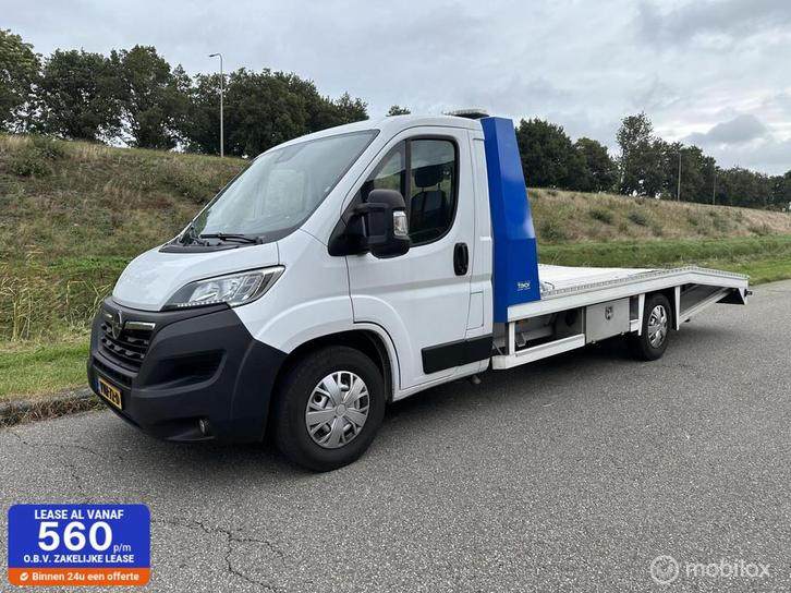 Opel Movano oprijwagen tijhof laadvermogen 1388 48.000 km, Auto's, Bestelauto's, Bedrijf, Te koop, ABS, Airconditioning, Alarm