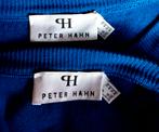 PERER HAHN Twinset , Maat 40 - 42 , PURE NEW WOL, Verzenden, Zo goed als nieuw, Maat 42/44 (L), Blauw