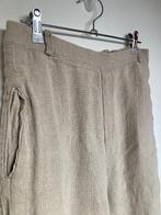 10Days beige pantalon linnenstructuur maat 1/M straight leg, Maat 38/40 (M), Beige, Online@10dayslifestyle.nl, 10days