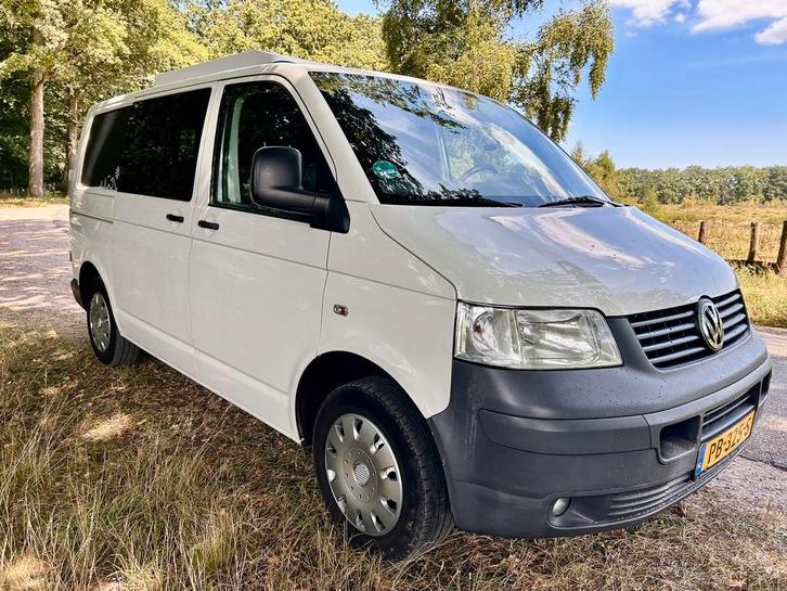 Volkswagen T 5 1.9 td transporter 2pers camper 2008, Caravans en Kamperen, Campers, Particulier, tot en met 2, Buscamper of Camperbus