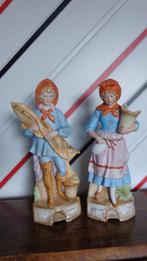 Antiek porseleinen koppel Vissers Man-Vrouw, Antiek en Kunst, Antiek | Porselein, Ophalen