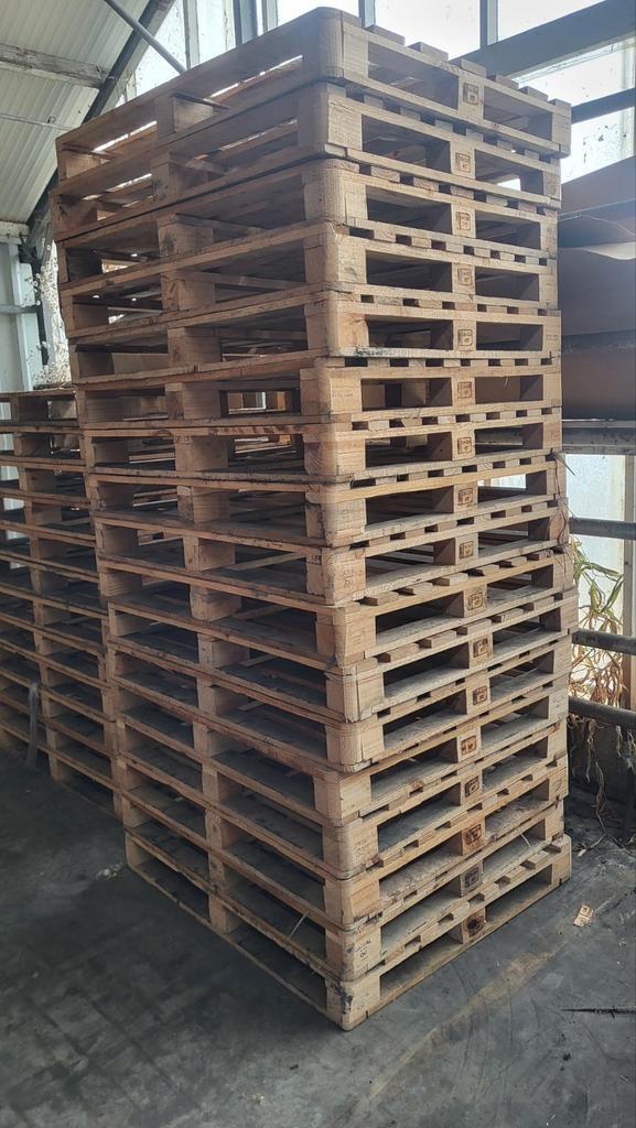 29 Goede Pallets - 115x100cm - Altijd Droog!, Doe-het-zelf en Verbouw, Hout en Planken, Ophalen of Verzenden