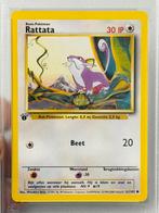 1999 POKEMON DUTCH RATTATA First 1ST EDITION #61 psa-9 wotc, Ophalen of Verzenden, Zo goed als nieuw, Losse kaart