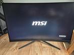 MSI 27 inch Curved 2K 165Hz Gaming Monitor + Monitorarm, Computers en Software, Monitoren, Kantelbaar, VA, Minder dan 1 ms, Zo goed als nieuw