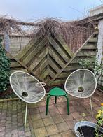 Twee tuin ‘draad’ tuinstoelen, Tuin en Terras, Tuinstoelen, Ophalen, Zo goed als nieuw, Kunststof