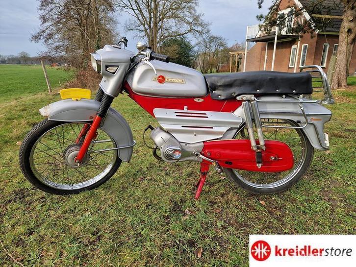 Berini Euromaster van bouwjaar 1965 zonder kenteken, Fietsen en Brommers, Brommers | Oldtimers, Overige merken