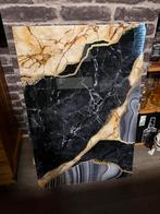 Glasschilderij marmerlook, Ophalen