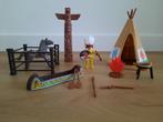 Playmobil vintage indianen dorp (jaren 80), Complete set, Gebruikt, Ophalen
