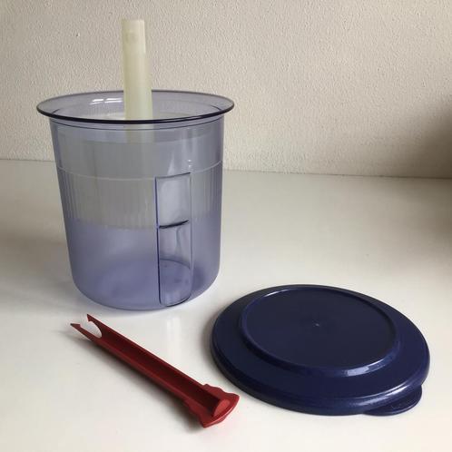 Tupperware zuurpot exclusieve Pick it Quick blauw 1.3 Liter, Huis en Inrichting, Keuken | Tupperware, Zo goed als nieuw, Beker of Kan