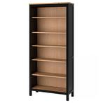 IKEA HEMNES bookcase 90x197 cm – black-brown / light brown, Ophalen, 50 tot 100 cm, Zo goed als nieuw, Minder dan 100 cm