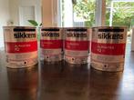 4x Sikkens Alphatex IQ Muurverf 1L. Keimkleur 9555 - Nieuw!, Doe-het-zelf en Verbouw, Verf, Beits en Lak, Wit, Nieuw, Ophalen of Verzenden