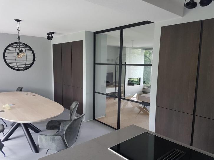 Stalen kozijn met deuren, Doe-het-zelf en Verbouw, Deuren en Horren, Nieuw, Binnendeur, 215 cm of meer, 80 tot 100 cm, Metaal