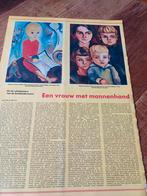 Artikel over schilder Charley Toorop 1961, Verzamelen, Ophalen of Verzenden