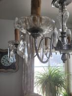Oude werkende plafondlamp foto 1 t/m 7, Huis en Inrichting, Lampen | Plafondlampen, Ophalen of Verzenden, Gebruikt, Glas