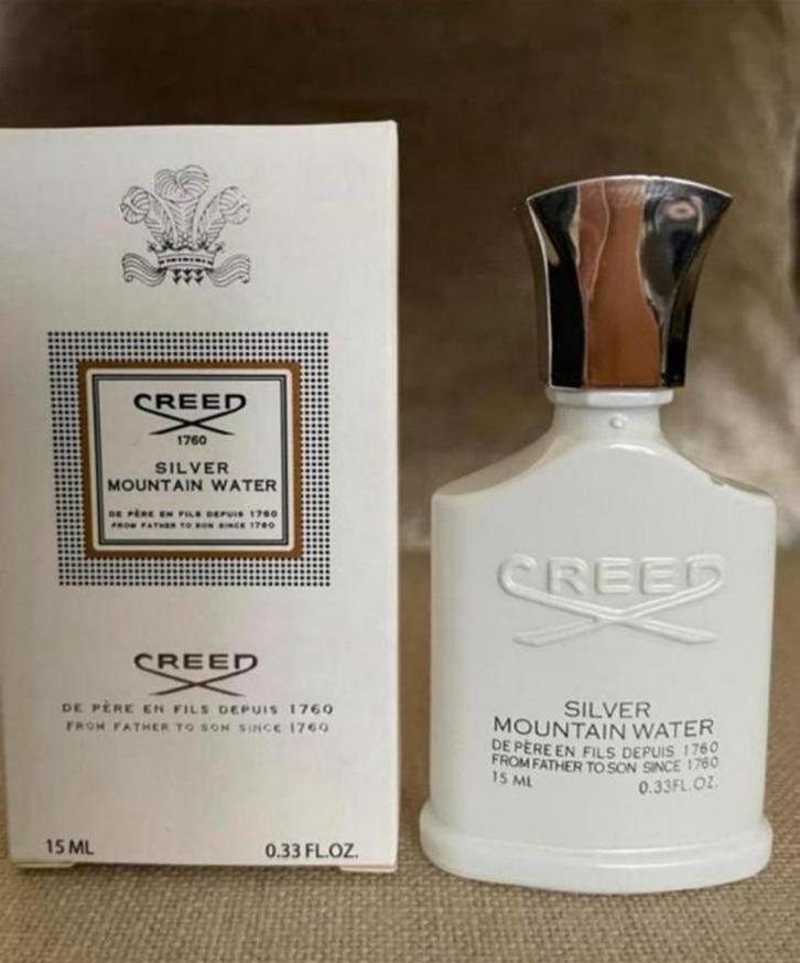 Creed Silver Mountain water edp 15 ml, nieuw in doos, Verzamelen, Parfumverzamelingen, Nieuw, Miniatuur, Gevuld, Ophalen of Verzenden