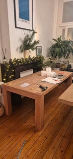 Gratis Van Rossum tafel (200x100) - Opknapper, Gebruikt, Bruin, Overige typen, Ophalen of Verzenden