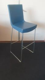 barkruk  Steelcase lichtblauw, 1 kruk, Ophalen, Gebruikt