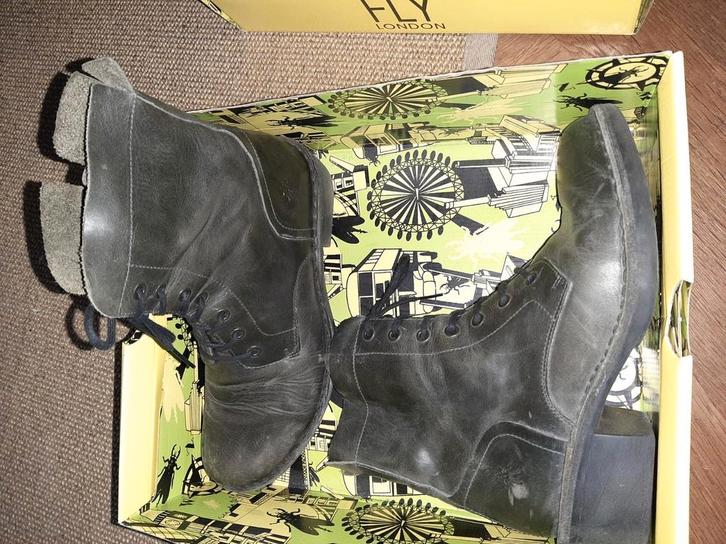 Fly London veter laars Milou grey grijs maat 41 nieuw, Kleding | Dames, Schoenen, Nieuw, Grijs, Ophalen of Verzenden