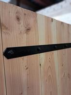 Poortdeur Douglas met stalen frame, nummer 17, 1 tot 2 meter, Niet ingevuld, Nieuw, Niet ingevuld