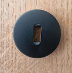 Mat zwarte deurrozet rvs, Doe-het-zelf en Verbouw, Deuren en Horren, Ophalen of Verzenden