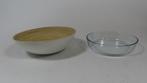 Glazen oven schaal + Ikea Slaschaal, Ophalen, Overige materialen, Overige stijlen, Schaal of Schalen