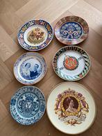 6. Borden koningshuis petrus regout societe ceramique, Ophalen of Verzenden, Servies