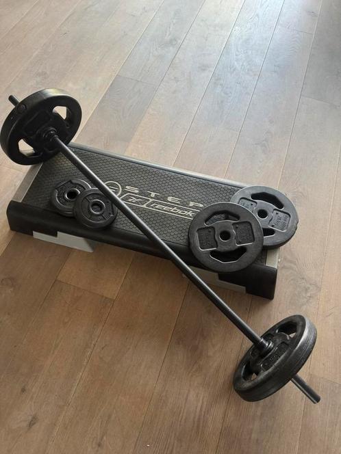 Bodypumpset met Reebok Step, Sport en Fitness, Fitnessmaterialen, Gebruikt, Ophalen