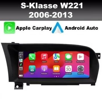 Mercedes S Klasse 2006-2013 navigatie apple carplay dab wifi beschikbaar voor biedingen