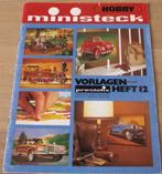 Ministeck Hobby voorbeelden treinen + auto’s.Vorlagen Heft12, Ophalen of Verzenden, Zo goed als nieuw, Losse ministeck of Strip