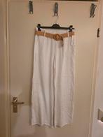 Nieuwe linnen broek Wit kleur maat 38/40, Kleding | Dames, Broeken en Pantalons, Maat 38/40 (M), Wit, Nieuw, Ophalen of Verzenden
