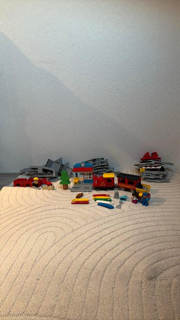 Lego duplo stoomtrein, Kinderen en Baby's, Speelgoed | Duplo en Lego, Zo goed als nieuw, Duplo, Complete set, Ophalen