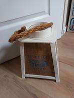 brocante new port windlicht met gratis kaars, Huis en Inrichting, Woonaccessoires | Kandelaars en Kaarsen, Ophalen of Verzenden