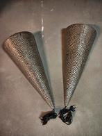 Twee wandlampen, Huis en Inrichting, Lampen | Wandlampen, Ophalen, Zo goed als nieuw, Metaal