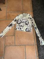 Billie eilish top, Nieuw, Lange mouw, Maat 36 (S), Groen