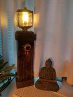 Orgineel maritieme scheeps lantaarn scheepslamp op voet, Ophalen of Verzenden, Zo goed als nieuw, Motorboot of Zeilboot