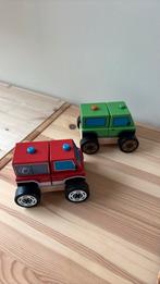 Houten stapel speelgoed autos, Ophalen, Gebruikt, Overige typen