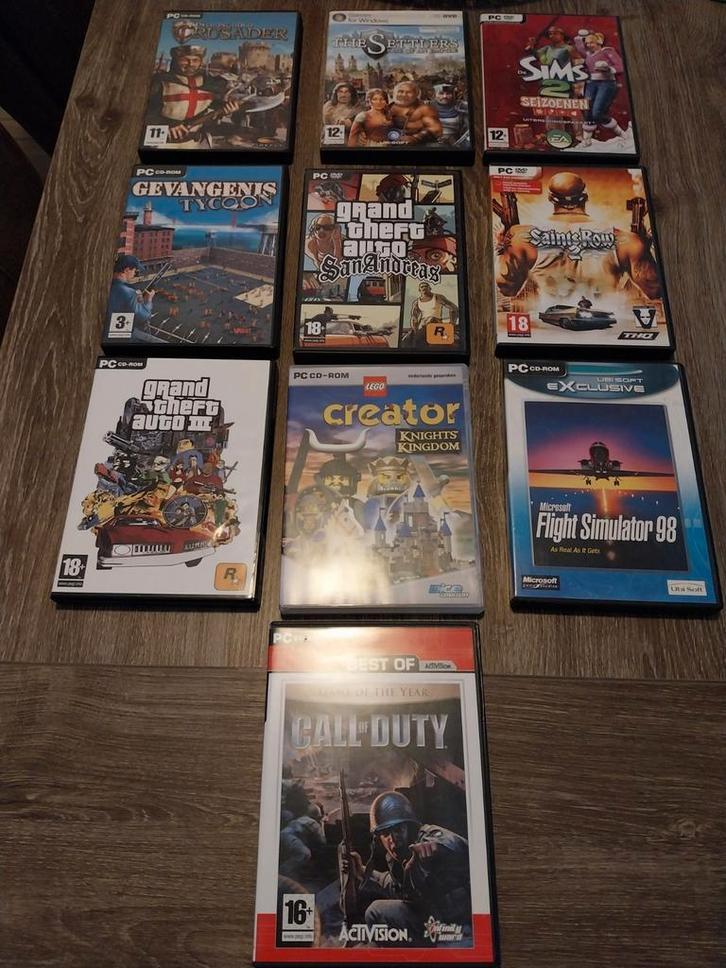 PC Games Collectie - Originele Staat, Spelcomputers en Games, Games | Pc, Zo goed als nieuw, 1 speler, Ophalen of Verzenden