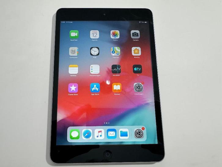 iPad Mini 2 Spacegray 32GB, Computers en Software, Apple iPads, Gebruikt, Apple iPad Mini, Wi-Fi, 8 inch, 32 GB, Groen, Ophalen