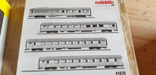 Marklin 41870 Trix 23409 INOX wagonsets Nieuw OVP, Hobby en Vrije tijd, Modeltreinen | H0, Nieuw, Wagon, Wisselstroom, Märklin