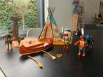 Playmobil western indianenkamp 4012, Ophalen of Verzenden, Gebruikt