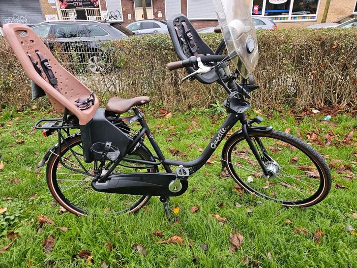 Gazelle Bloom moederfiets compleet met yepp zitjes, Fietsen en Brommers, Fietsen | Dames | Moederfietsen, Zo goed als nieuw, Gazelle
