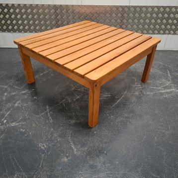 vintage Grenen houten tafel salontafel lattentafel 