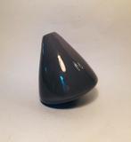 Klein paars grijs tuimelvaasje van DutZ, glas, Ophalen of Verzenden, Overige kleuren, Glas, Minder dan 50 cm