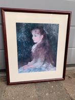Schilderij la petite Irene  kersenhouten lijst  Renoir, Antiek en Kunst, Kunst | Schilderijen | Klassiek, Ophalen of Verzenden
