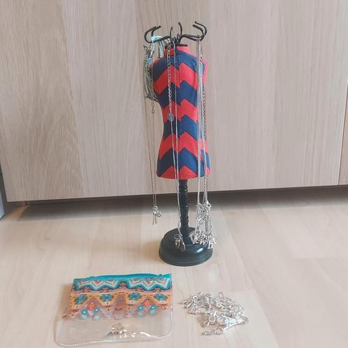 Mystery Jewelry met sieradenopberger, Sieraden, Tassen en Uiterlijk, Kettingen, Nieuw, Overige materialen, Zilver, Met hanger