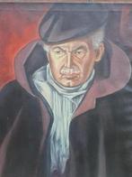 Goed Schilderij man pet indringend gezicht wie?, Ophalen